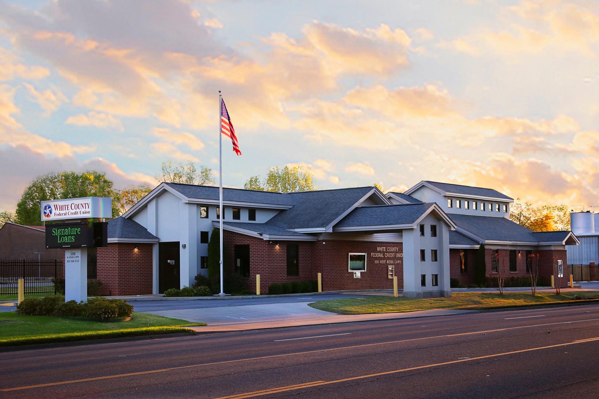 White County Federal Credit Union construction project by Delk Construction