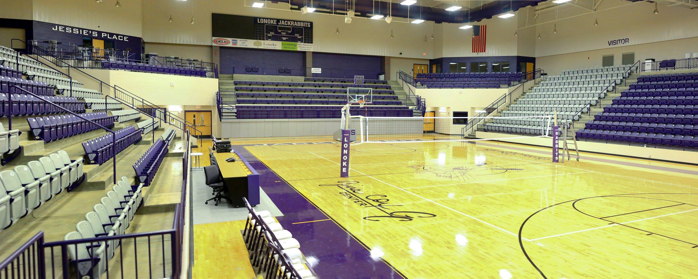 lonoke jackrabbits high school gym renovation