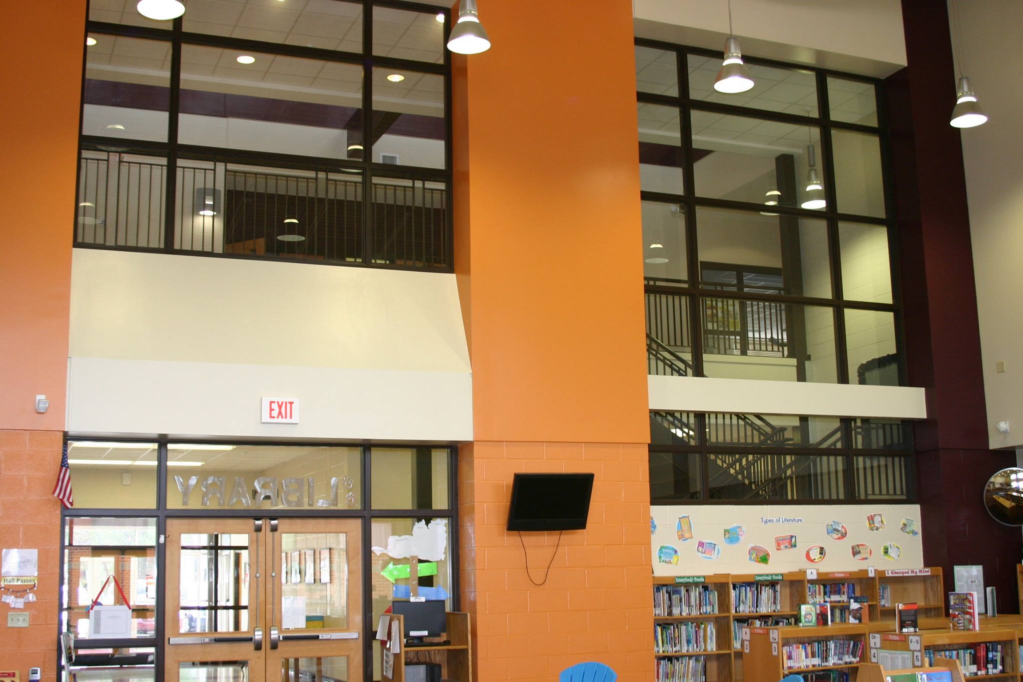 high school library