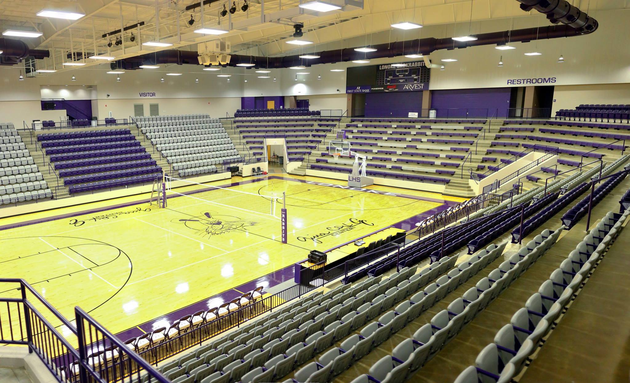 high school gym construction