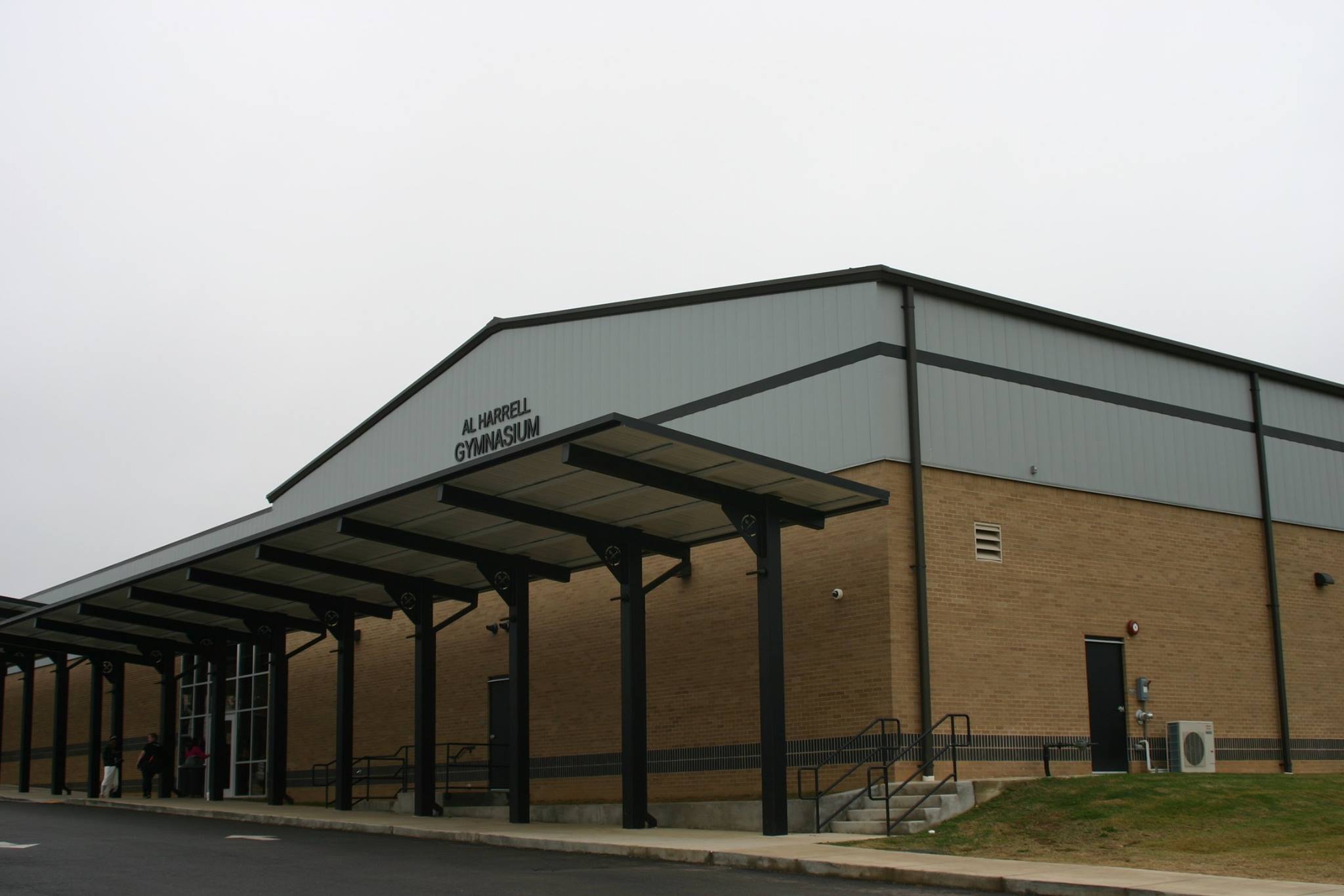 high school gym exterior