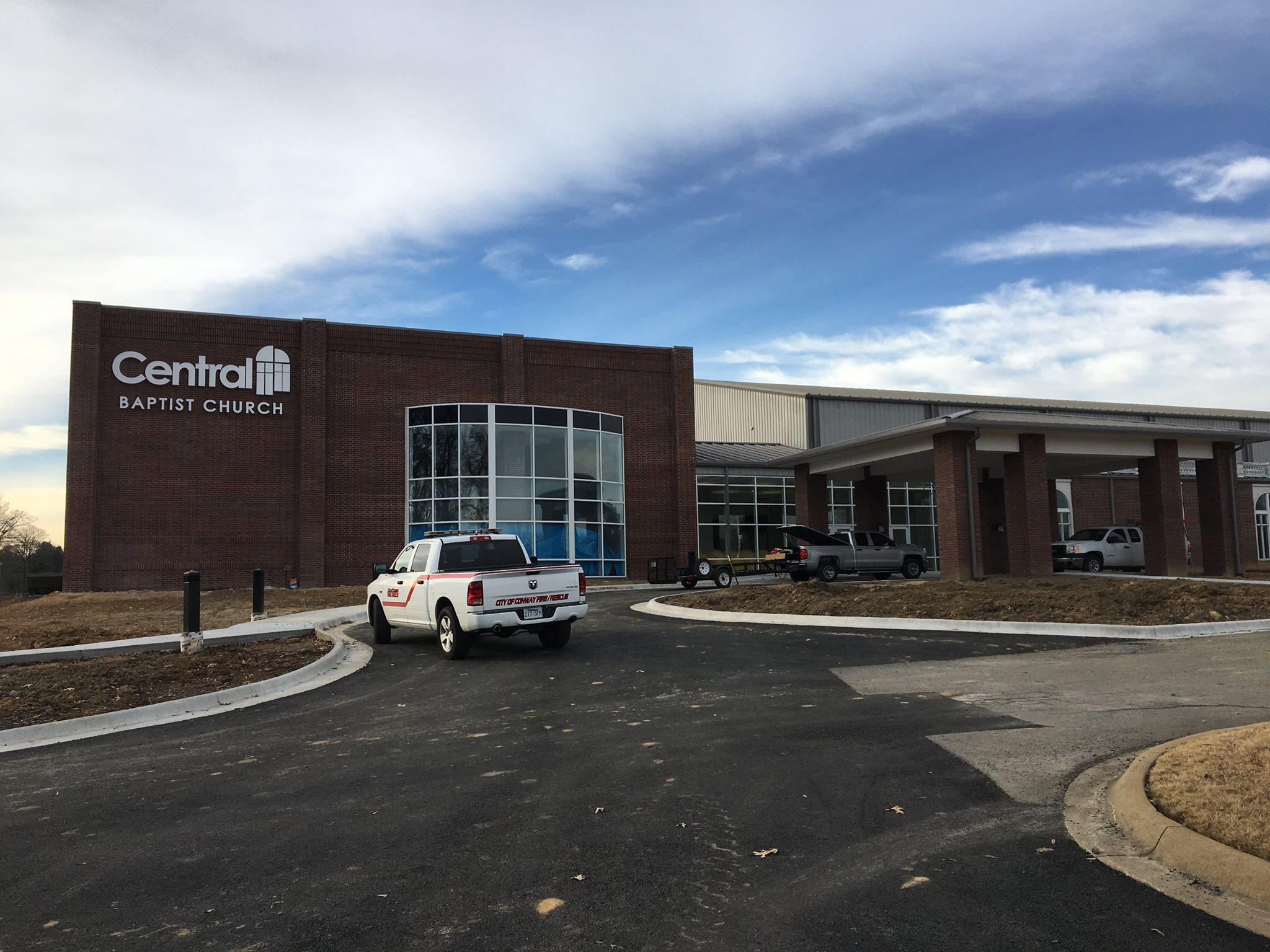 Central Baptist Church construction by Delk Construction