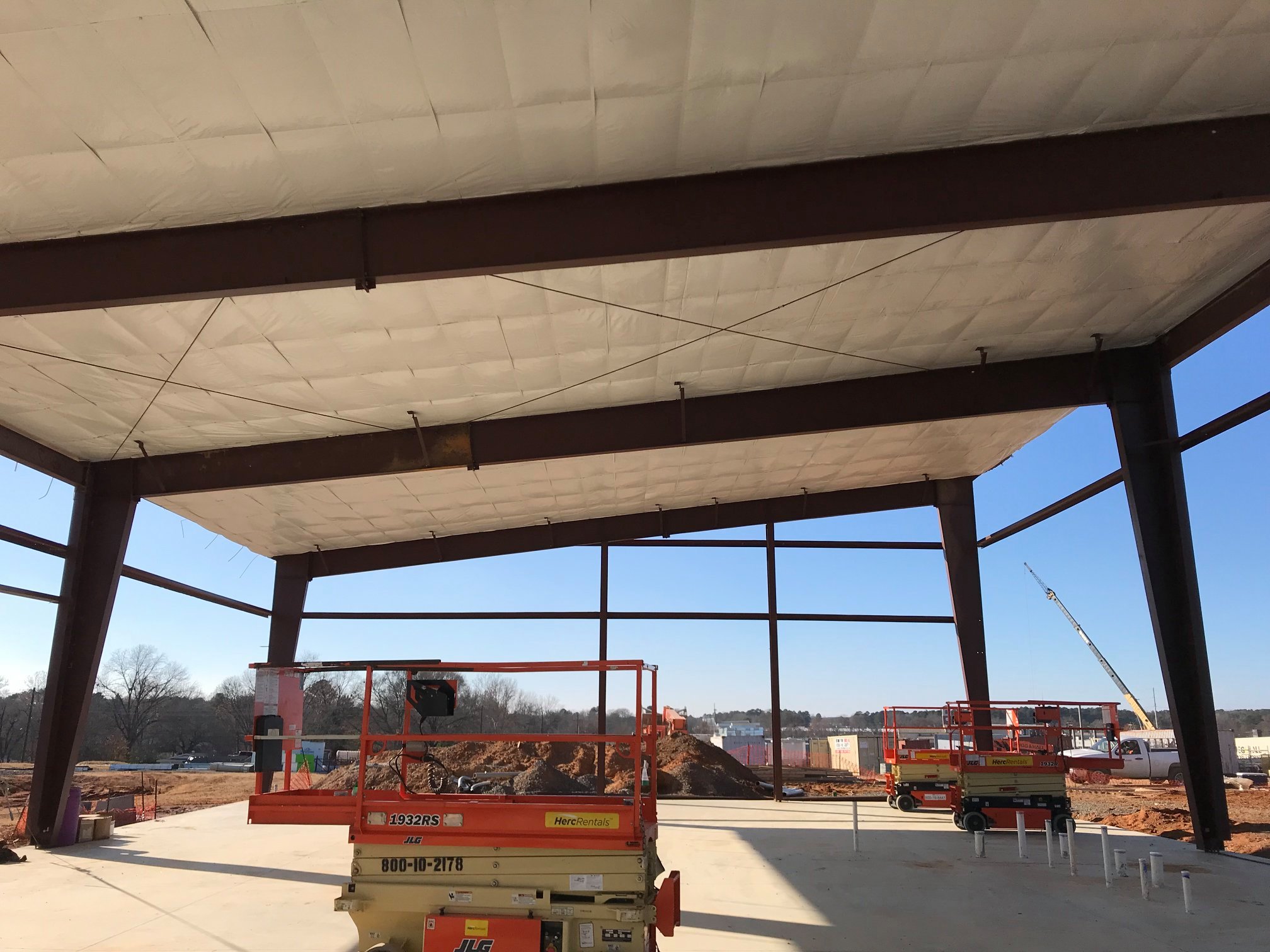 steel erection project