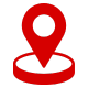 red map marker icon